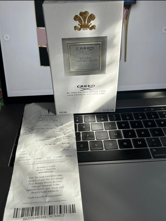 Creed Silver Mountain Water 3.3 oz EDP Cologne for Men Brand New